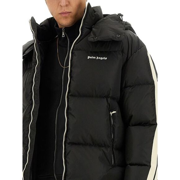 Palm Angels Men Down Jacket With Hood - Picture 4 of 4